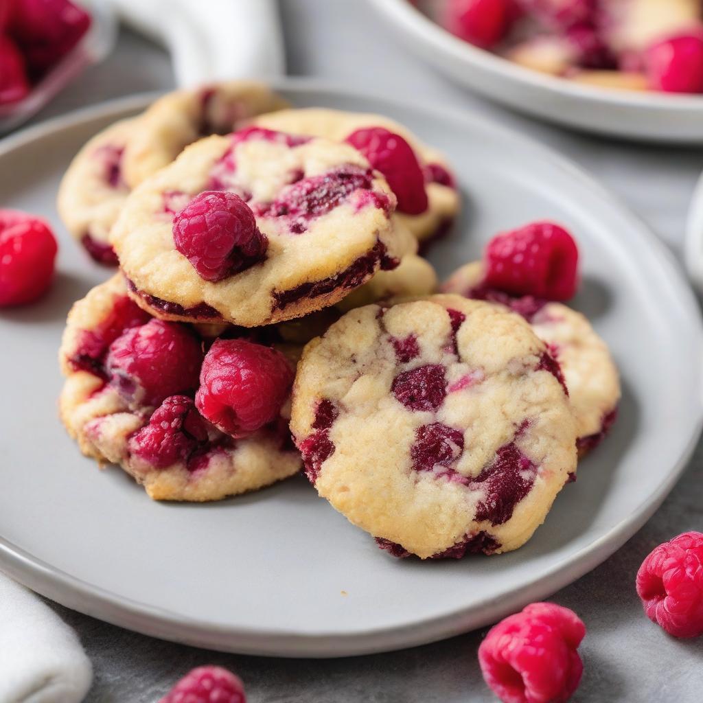 Raspberry Cheesecake Cookies